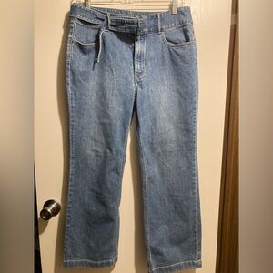 White House Black Market Light Blue crippedJeans